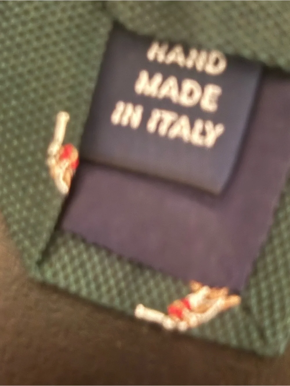 Polo by Ralph Lauren Dark Green Tie with Polo Player Embroidery